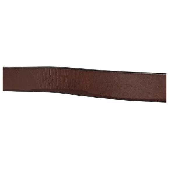 Polo Ralph Lauren Belt Mens 32/30 Brown Leather Equestrian Heritage Gentleman - Picture 15 of 16